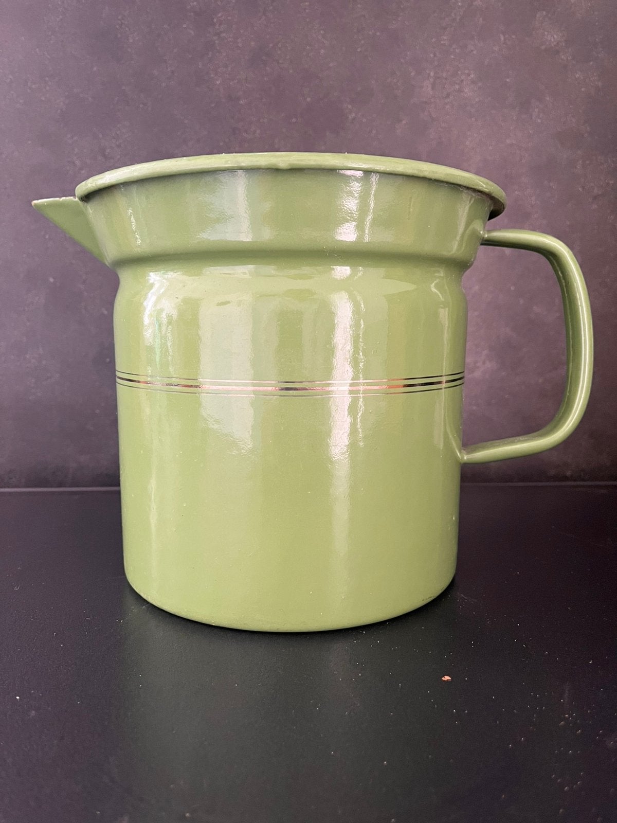 Vintage emaille melkkoker, Antiek en Kunst, Ophalen of Verzenden