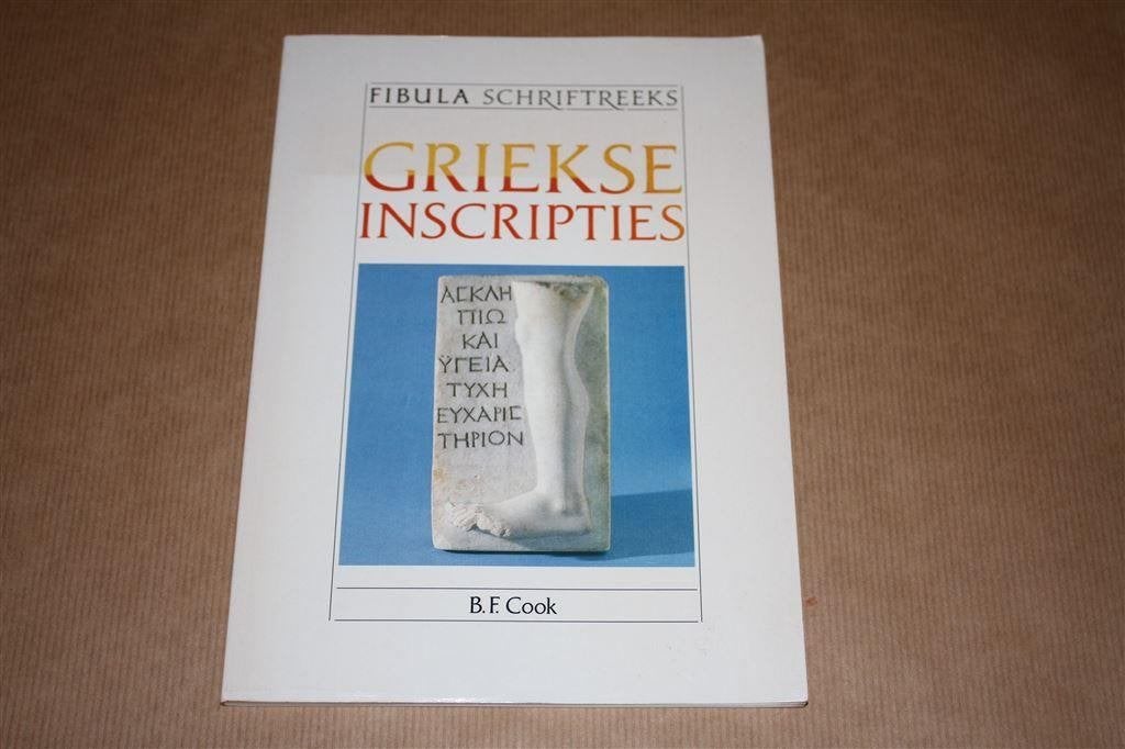 Griekse inscripties. Fibula Schriftreeks., Ophalen of Verzenden, 14e eeuw of eerder, Gelezen, Europa