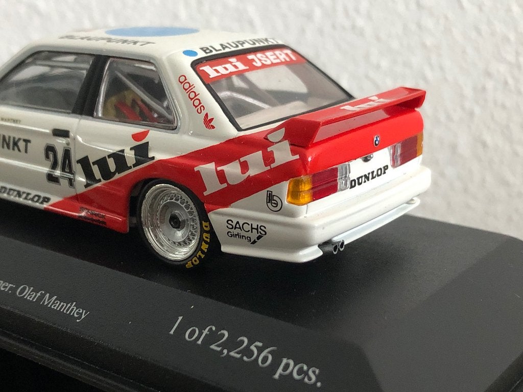 Mdl.063 / BMW E30 M3 " Lui " #24 (Isert) Winner Norisring, Ophalen of Verzenden, Nieuw, Auto, MiniChamps