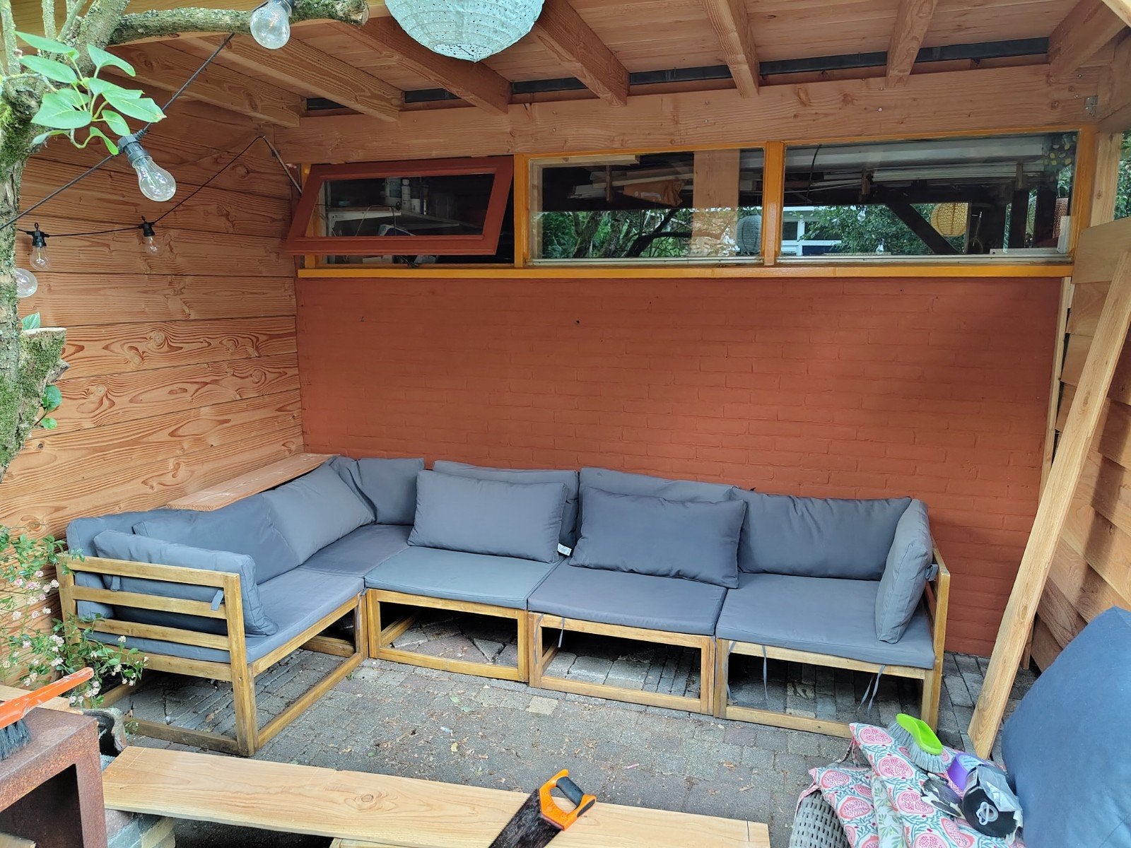 Nette tuinset modulair met tafel, Ophalen