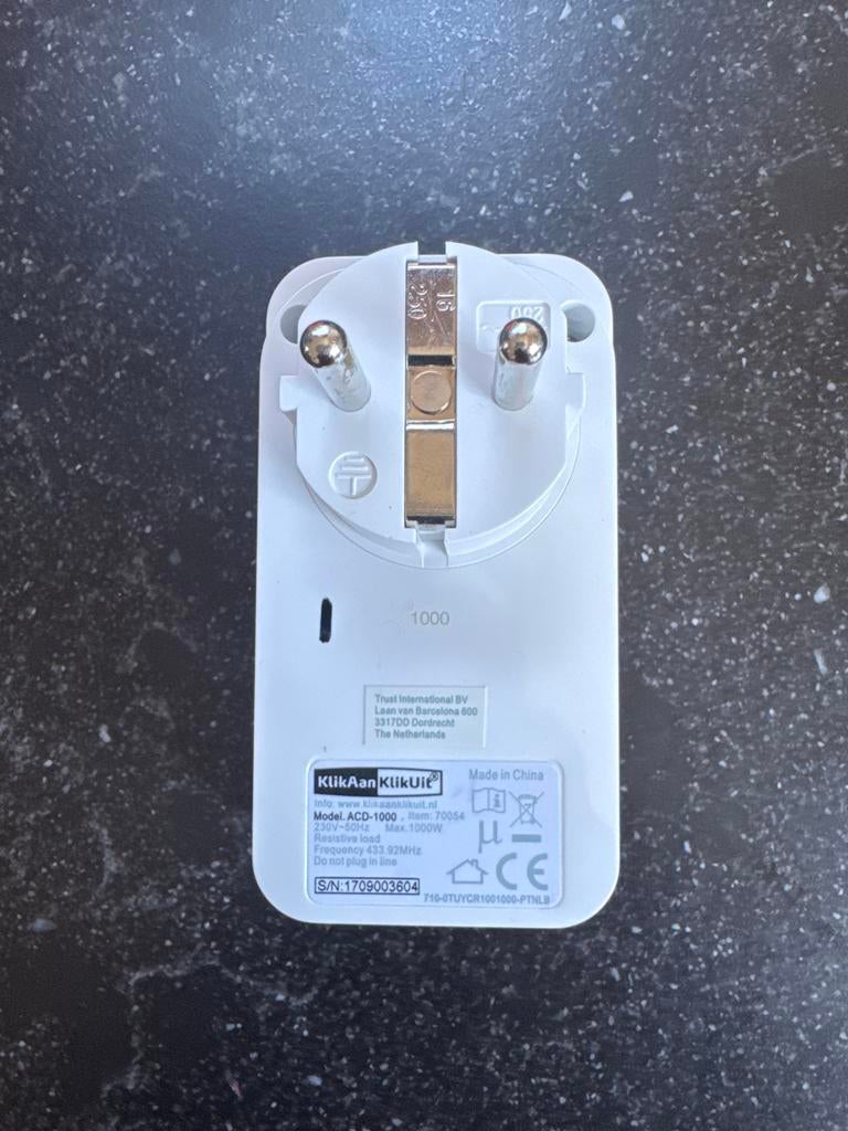 KlikAanKlikUit stopcontactschakelaar, Ophalen of Verzenden, Gebruikt, Overige typen