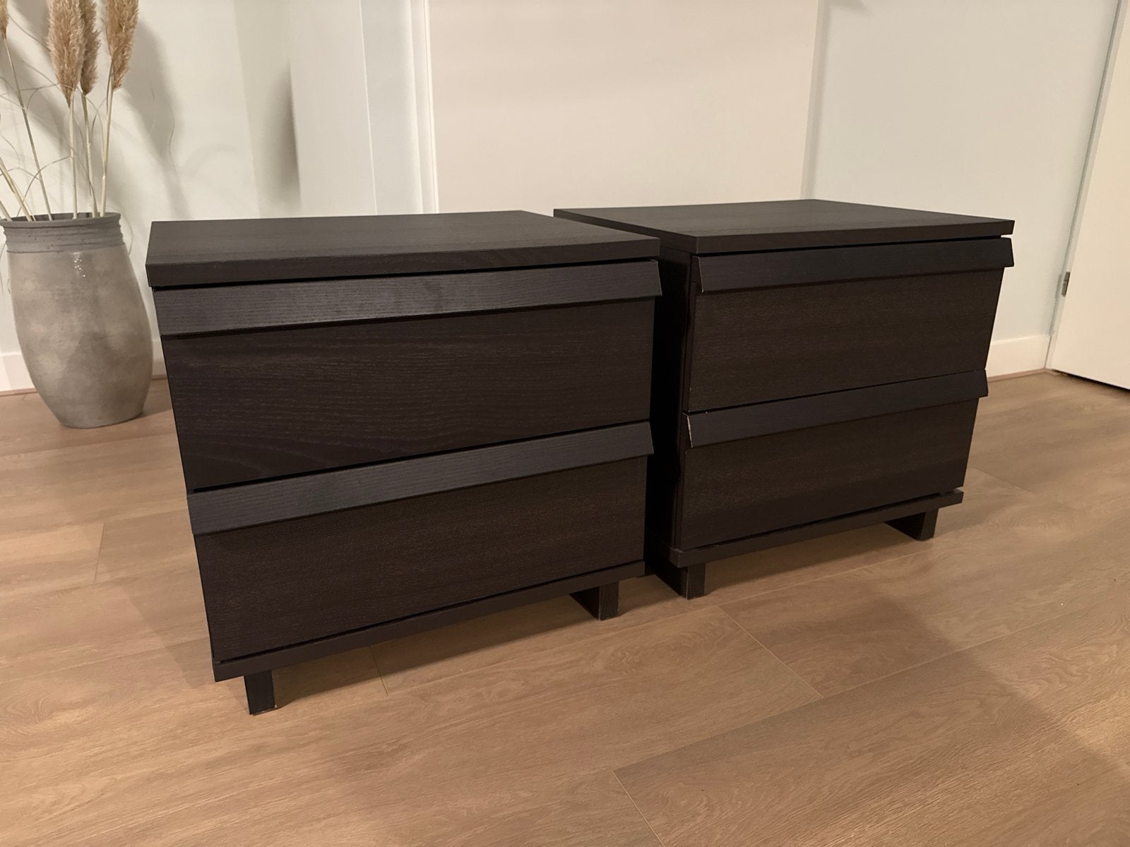 2x IKEA OPPLAND ladekast / nachtkastje met 2 lades, Ophalen, Gebruikt, 55 tot 70 cm, 45 tot 65 cm