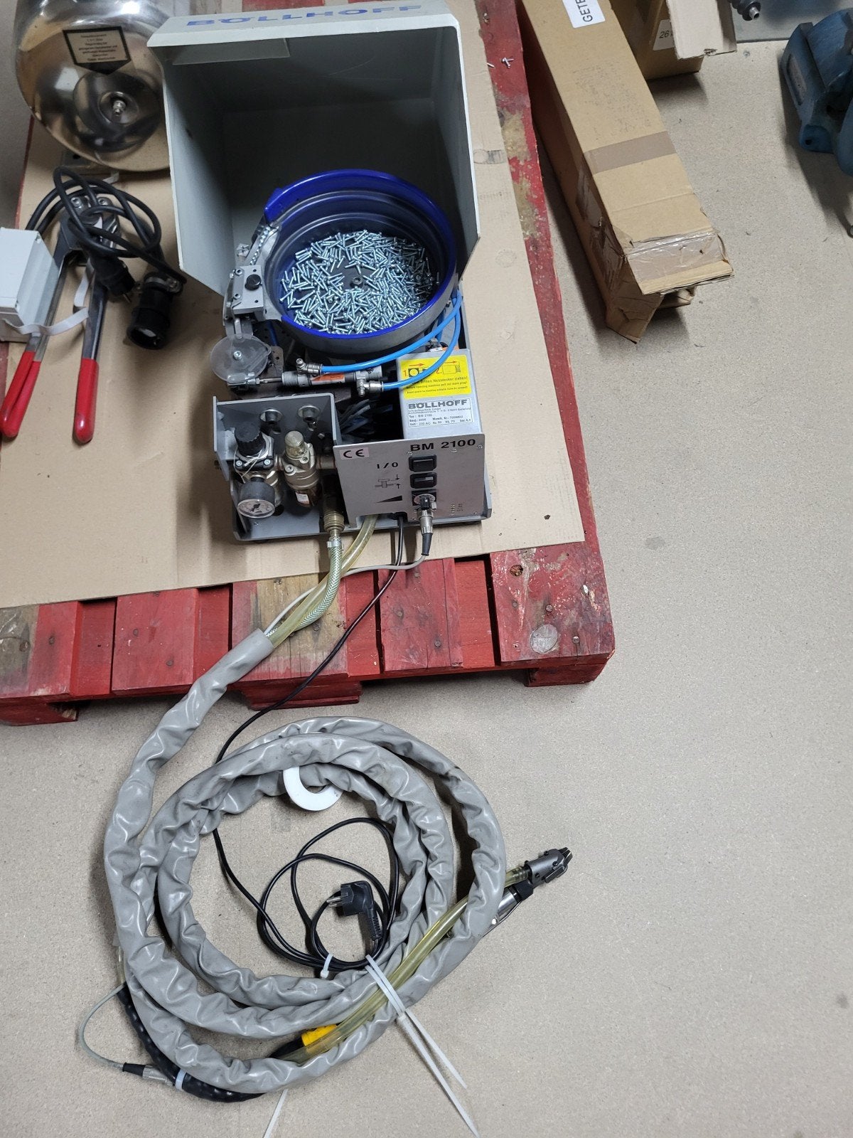 Bollhoff BM2100 schroefmachine, Doe-het-zelf en Verbouw, Ophalen, Gebruikt, Minder dan 400 watt, Boor- en Schroefmachine