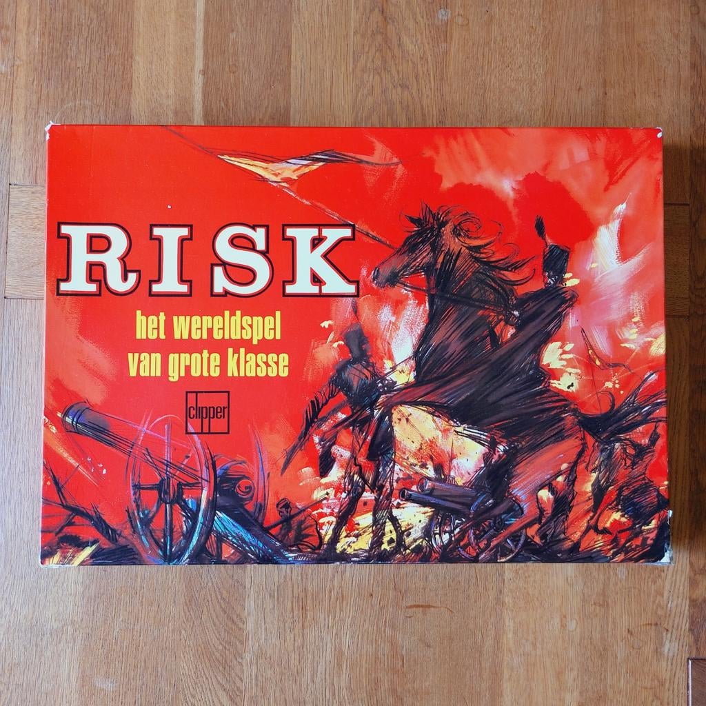 Risk XXL - Vintage Rode Doos, Hobby en Vrije tijd, Gezelschapsspellen | Bordspellen, Ophalen of Verzenden, Gebruikt
