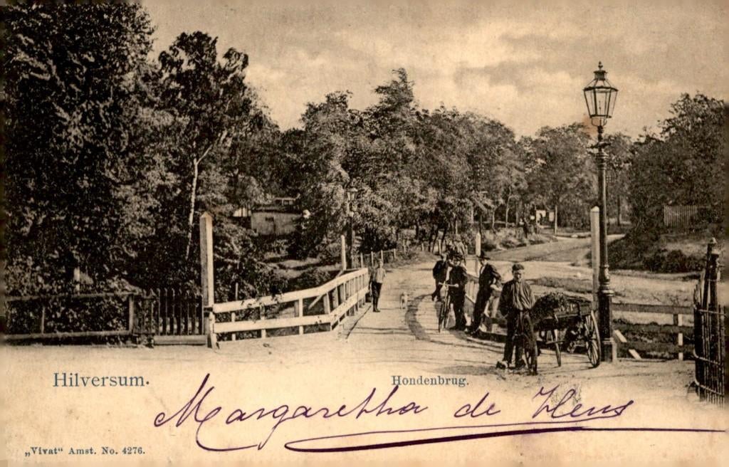 Hilversum Hondenbrug Vivat no 4276 # 387, Verzamelen, Verzenden, Voor 1920, Gelopen, Gelderland