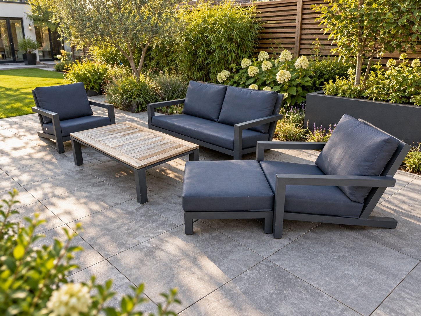 LIFE Outdoor Block Loungeset, Tuin en Terras, Ophalen, Zo goed als nieuw, Aluminium, Bank