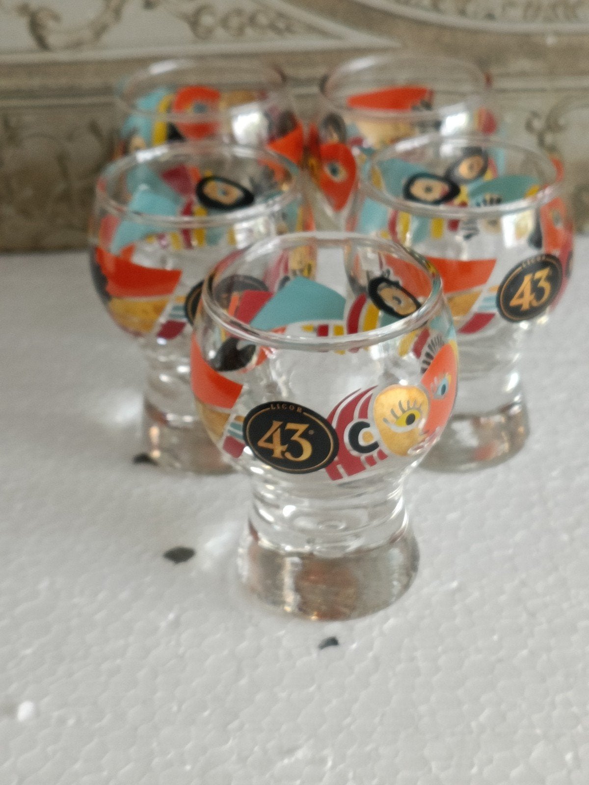 5 kleine Licor 43 glaasjes, Ophalen of Verzenden