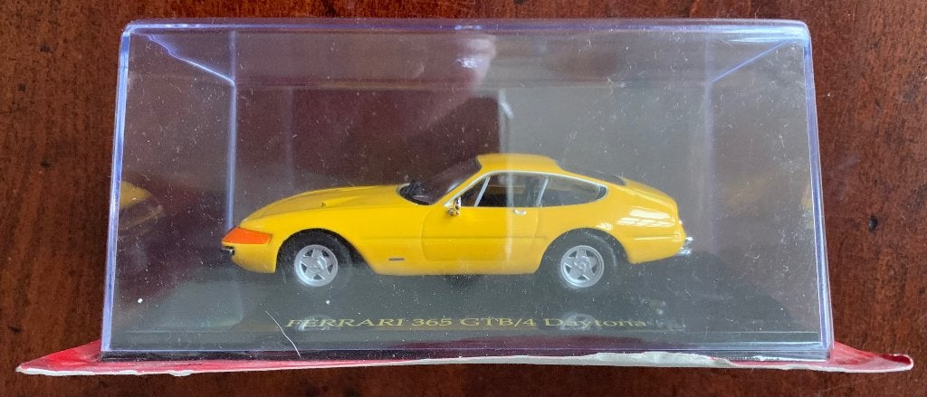 Altaya Ferrari 365 GTB/4 Daytona geel - 1/43, Hobby en Vrije tijd, Modelauto's | 1:43, Ophalen of Verzenden, Nieuw, Auto, Overige merken