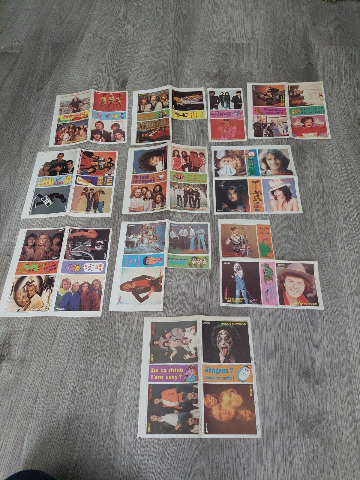 Set  vintage  popfoto's jaren  '70 / JOEPIE, Verzenden, Nieuw, Boek, Tijdschrift of Artikel