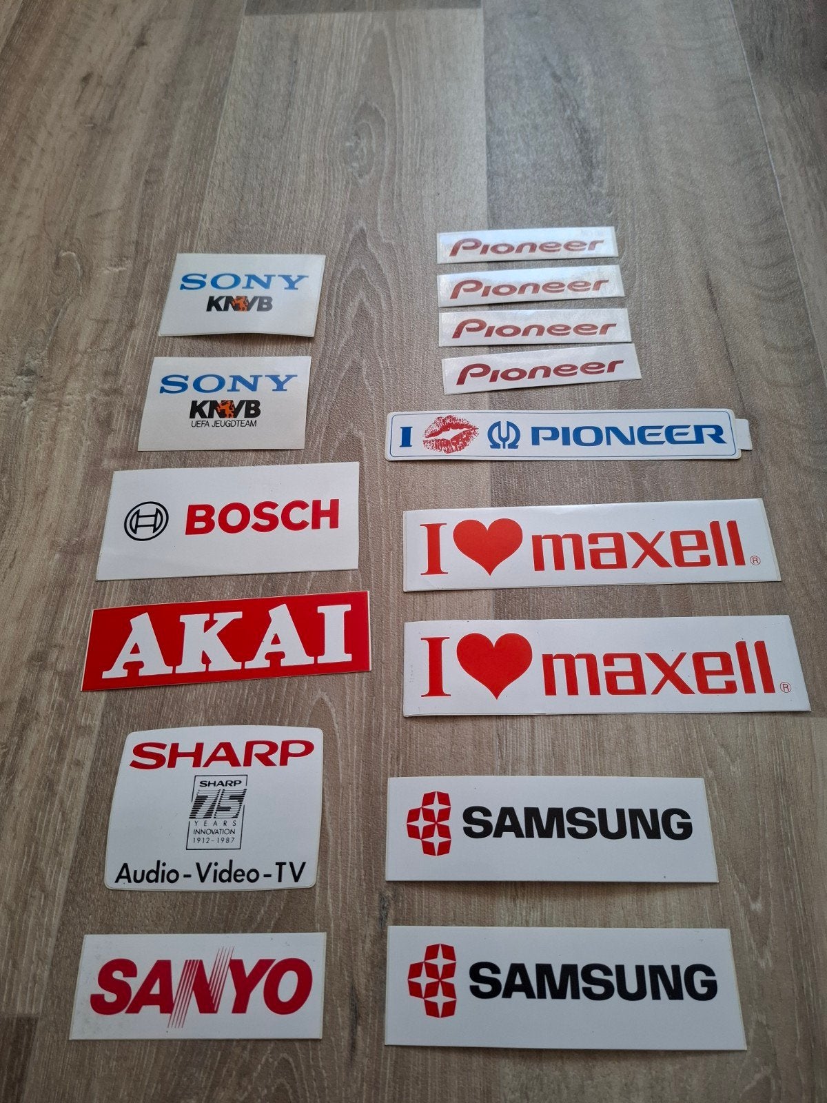 stickers elektra diversen, Ophalen of Verzenden, Zo goed als nieuw, Merk