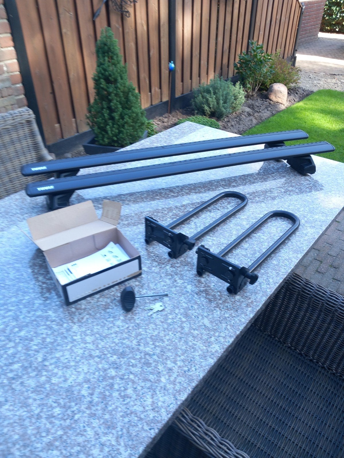 thule wingbar Evo voor Kia sportage of seed 2021 tot 2026, Auto diversen, Ophalen of Verzenden, Zo goed als nieuw