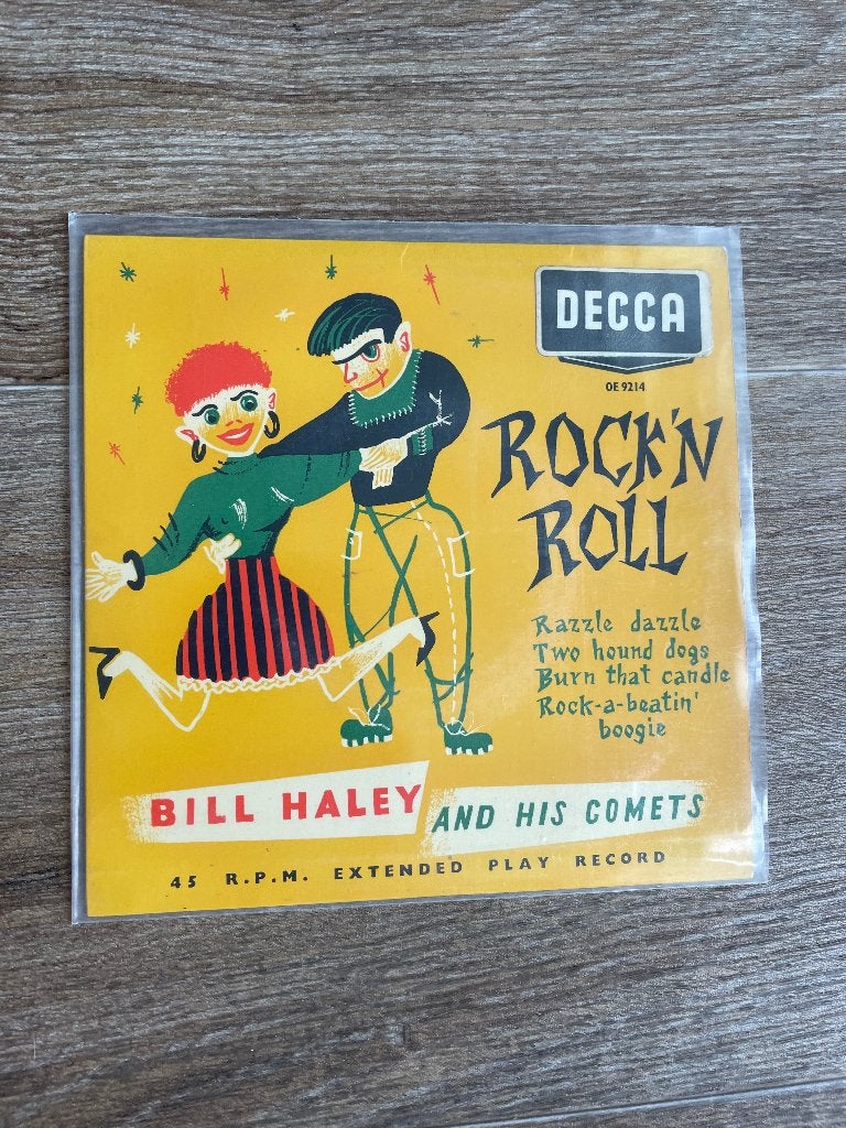 EP Bill Haley - Rock 'n roll (1956), Cd's en Dvd's, Vinyl Singles, Gebruikt, Voor 1960, 7 inch, Ophalen of Verzenden