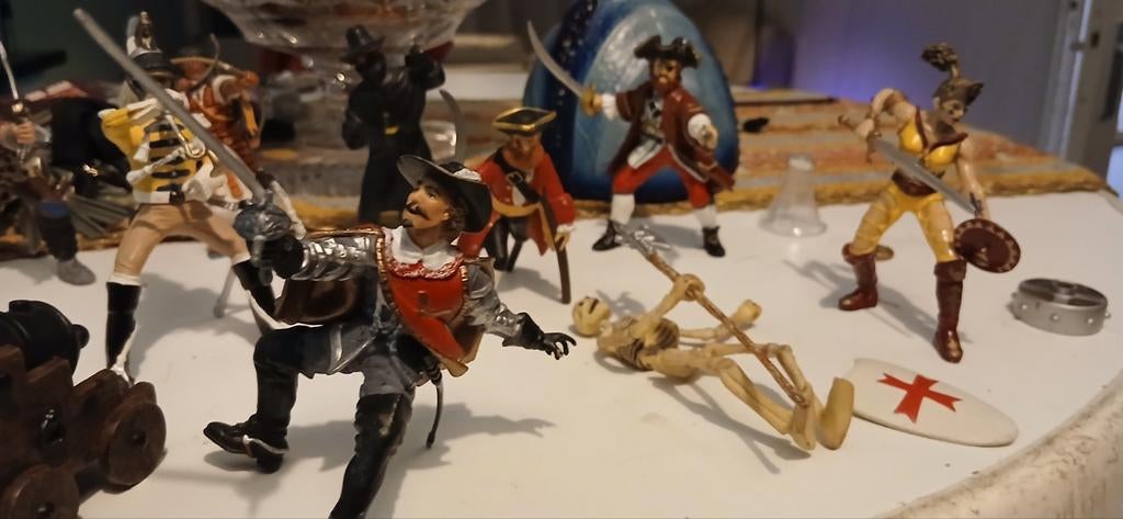 King & Country NA251 "Charger le clairon" Napoleontisch, Ophalen of Verzenden, Gebruikt, Groter dan 1:35, Figuur of Figuren