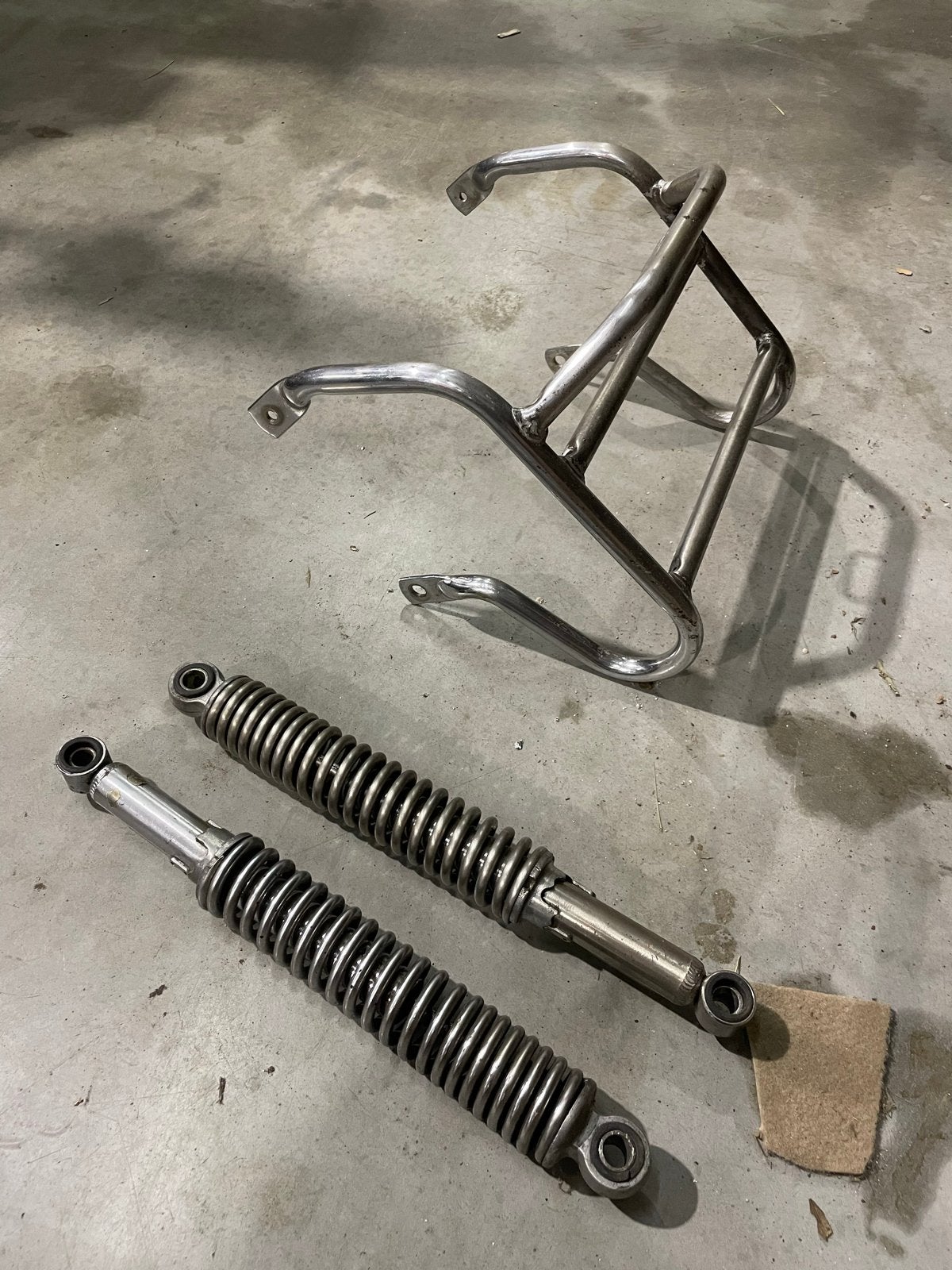 Honda CD50 Schokbrekers en Rekje onderdelen bromfiets brom, Ophalen of Verzenden, Gebruikt, Overige typen, Overige merken