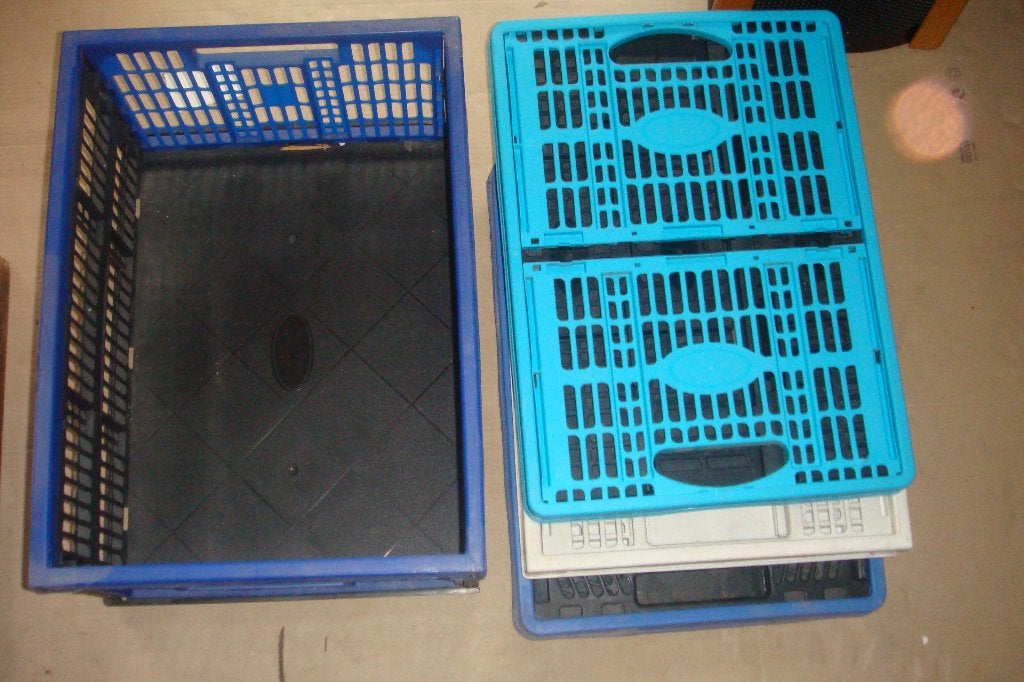 12 VOUW KRATTEN, GEEN ACTION KWALITEIT.  60 X 40 X 20 CM., Doe-het-zelf en Verbouw, 40 tot 60 cm, Opvouwbaar, 50 tot 75 cm, Minder dan 35 cm