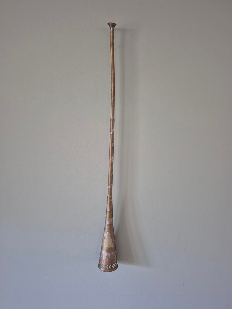Inschuifbare koperen Hoorn 78 CM, Ophalen of Verzenden