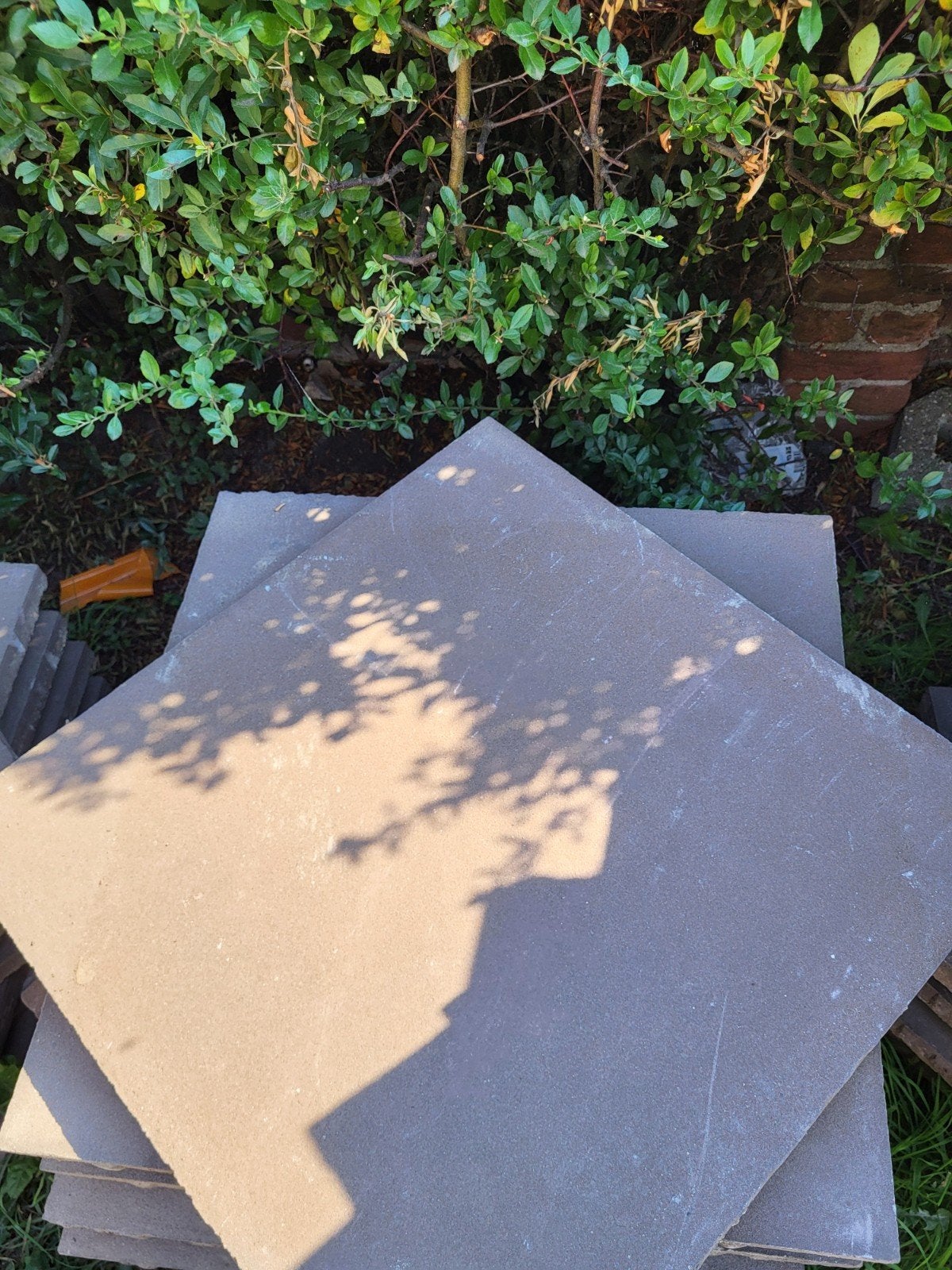 Gebruikte terrastegels - 60x60, Ophalen, Gebruikt, 40 tot 60 cm, 10 m² of meer