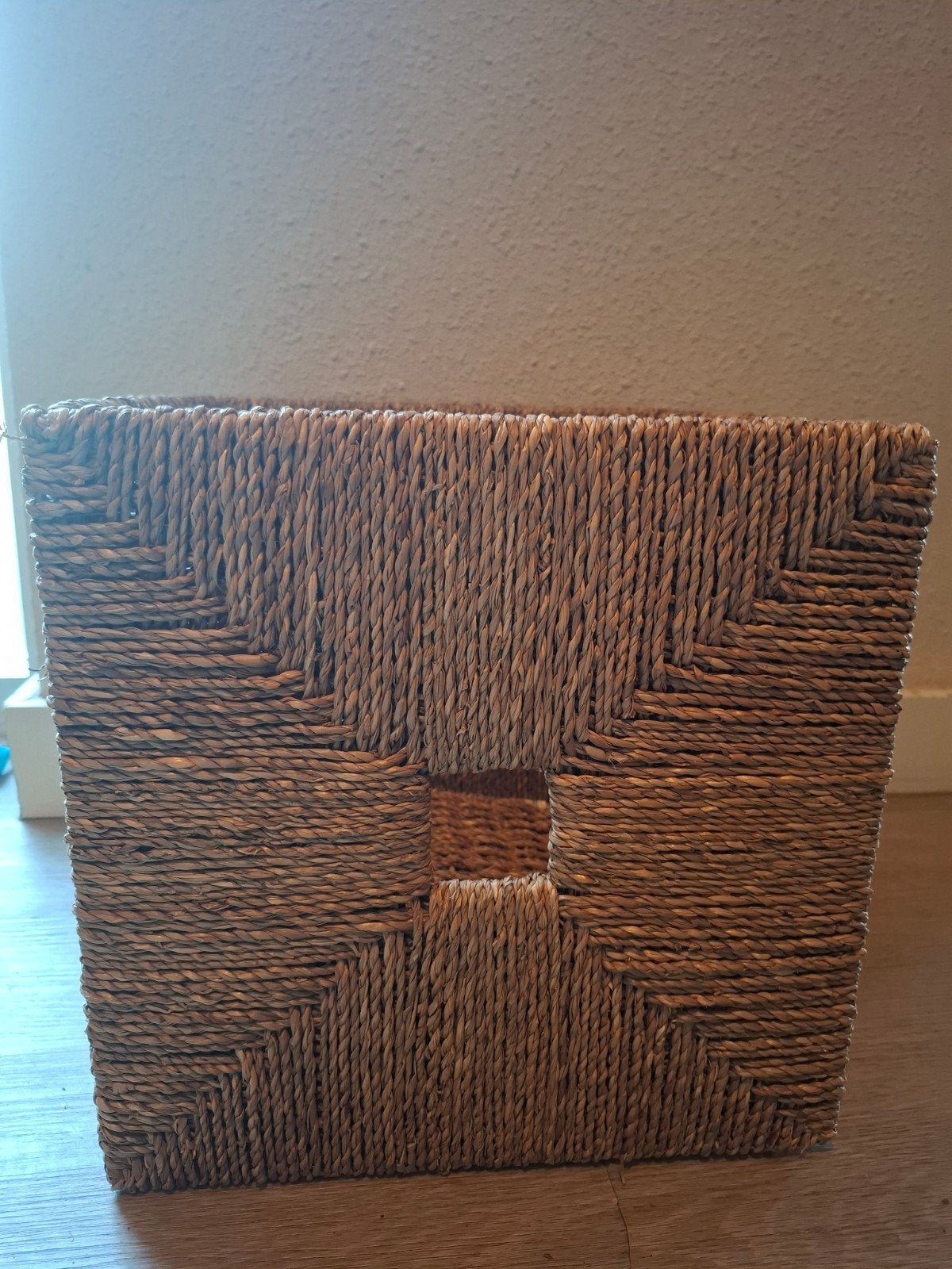 2x IKEA KNIPSA Mand - Zeegras Opbergmand, Ophalen, Gebruikt, Mand, Vierkant