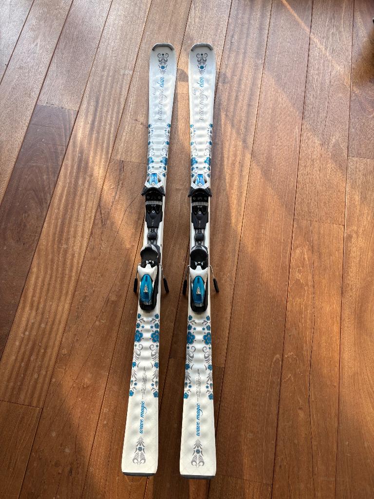 Elan dames ski's 158 cm geslepen & gewaxt NIEUWSTAAT€169,-, Sport en Fitness, Skiën en Langlaufen, Zo goed als nieuw, Ski's, Skiën