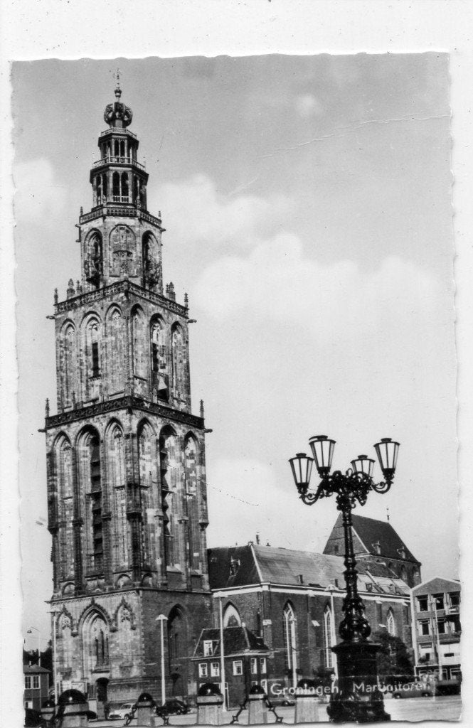 Groningen  Martinitoren, Ophalen of Verzenden, 1960 tot 1980, Gelopen, Groningen