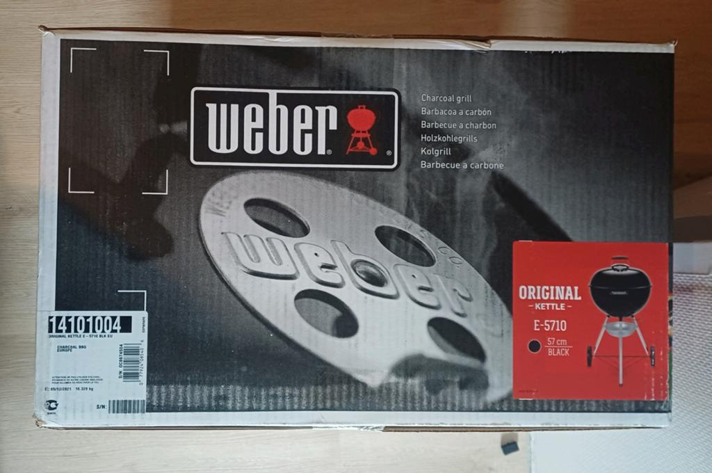 bbq  Barbecue Weber original  kettle E 5710 57 cm, Tuin en Terras, Ophalen, Nieuw