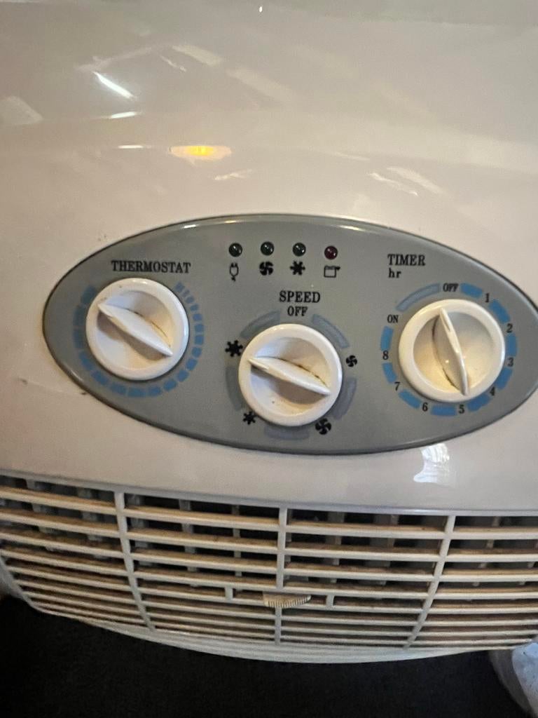Amcor Mobiele Airco met Timer en Thermostaat, Ophalen, Gebruikt, Minder dan 60 m³, Timer