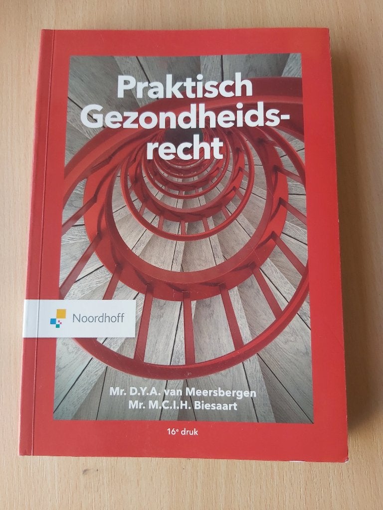 Praktisch Gezondheidsrecht, Ophalen, Alpha, Zo goed als nieuw, MBO