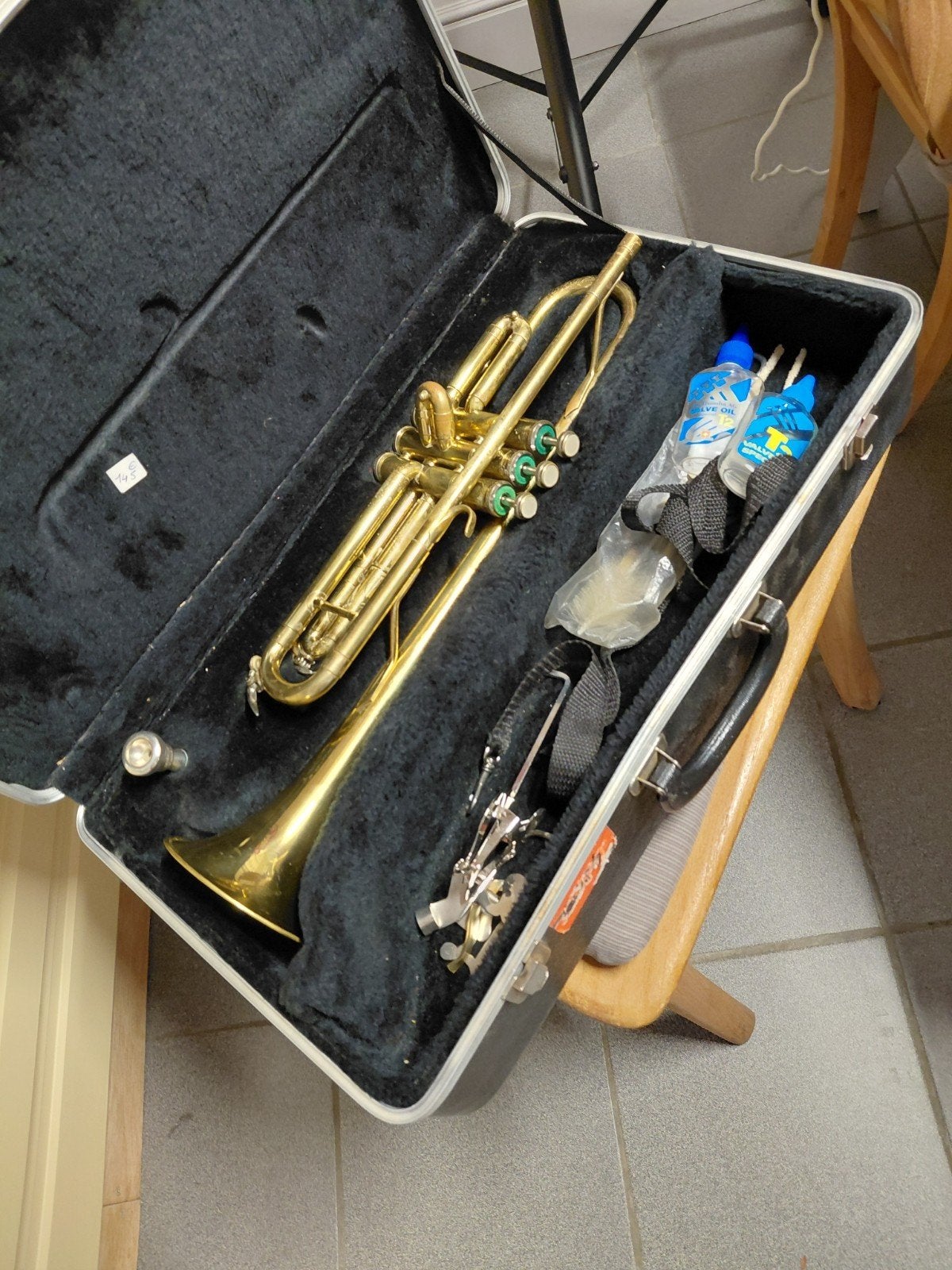 trompet dynamic super, Ophalen, Gebruikt, Bes-trompet, Met koffer
