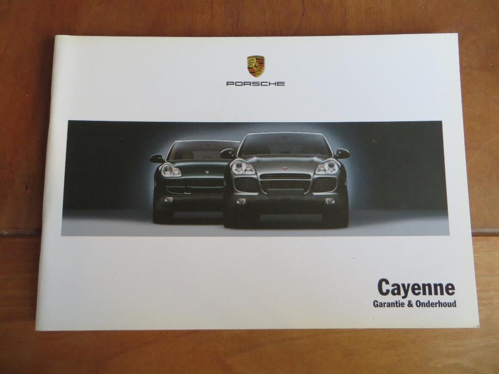 Nieuw / blanco onderhoudsboekje Porsche Cayenne 2004, Ophalen of Verzenden