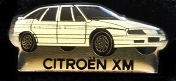 Citroën XM pin- cremekleur, Verzenden, Nieuw, Transport, Speldje of Pin
