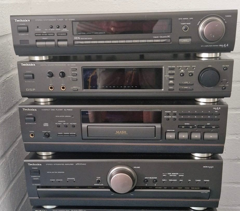 Technics MOS Class AA stereo-set SU-A900MK2/SH-GE90/SL-PS840, Losse componenten, Zo goed als nieuw, Tuner of Radio, Ophalen