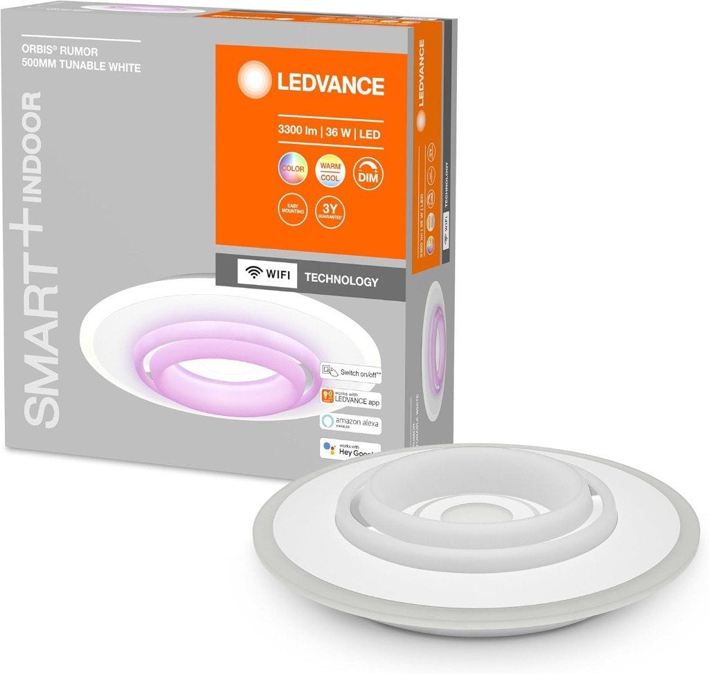 LEDVANCE SMART+ Orbis Rumor plafondlamp LED RGB wifi, Ophalen of Verzenden, Nieuw, Metaal, Modern
