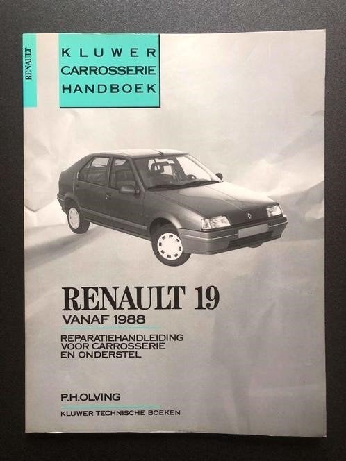 Renault 19 vanaf 1988. Kluwer Carrosserie handboek, Nieuw., Ophalen of Verzenden