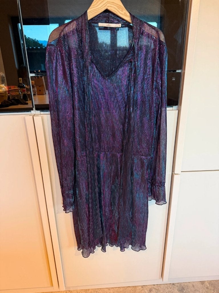 Aaiko jurkje paars maat L, Kleding | Dames, Aaiko, Verzenden, Paars, Maat 42/44 (L)