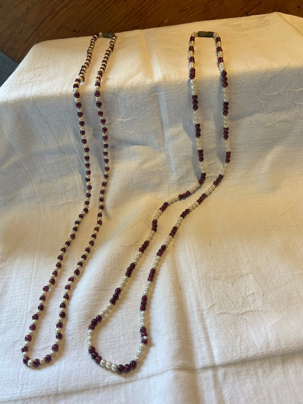 Collier granaat, Ophalen of Verzenden, Zo goed als nieuw, Rood
