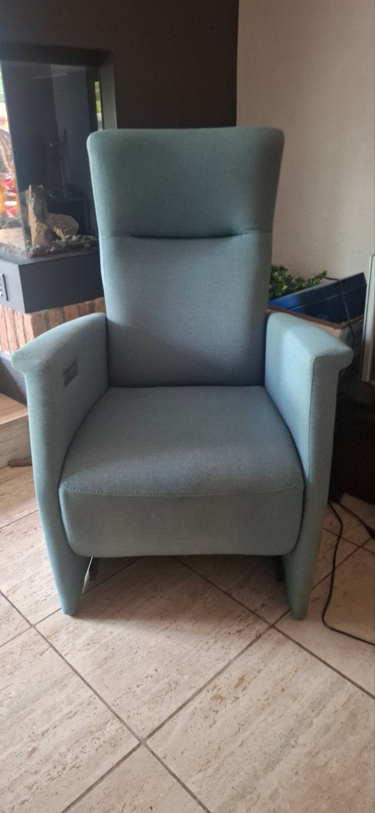 relaxfauteuil/ sta-op-stoel prominent, Huis en Inrichting, Ophalen, Stof