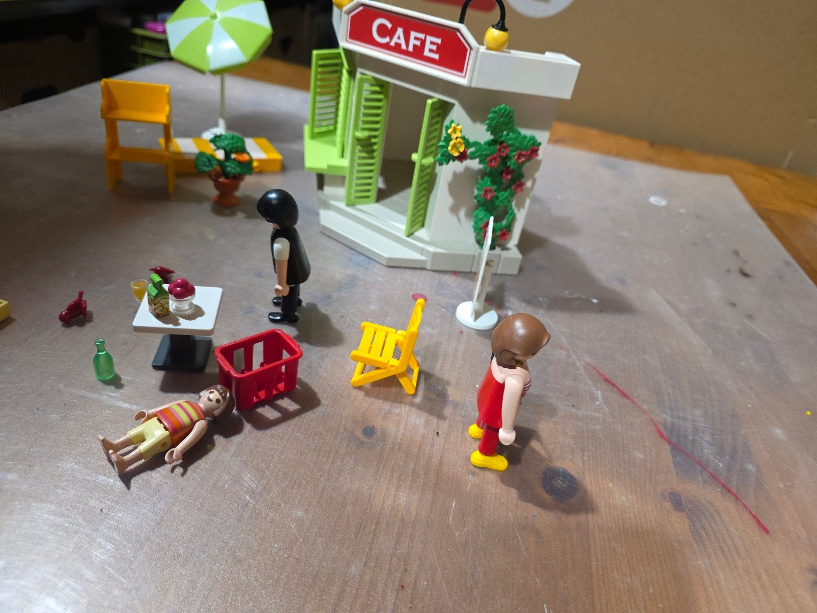 Playmobil 4149 Strandtent /Vakantie Café met terras &figure, Ophalen of Verzenden