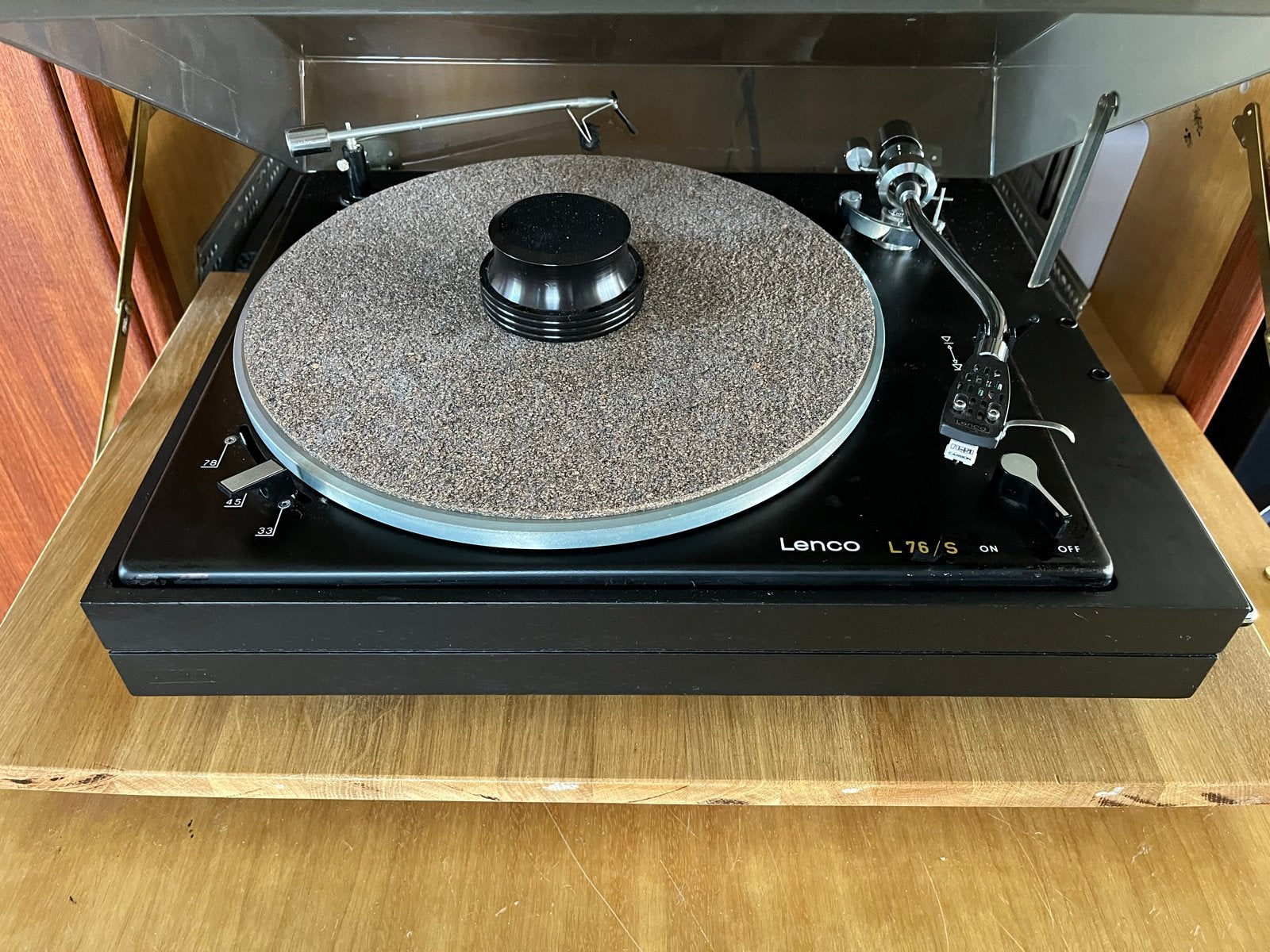 Lenco L76/S Platenspeler - Vintage Hifi, Ophalen of Verzenden, Gebruikt, Platenspeler, Overige merken