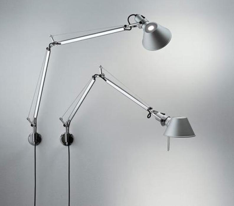 170x Artemide Tolomeo Mini Parete Wandlamp Aluminium, Niet ingevuld, Niet ingevuld, Zo goed als nieuw, Metaal