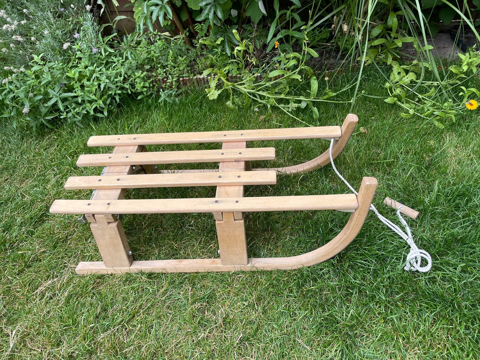 Houten slee opklapbaar, Ophalen of Verzenden, Gebruikt, Hout