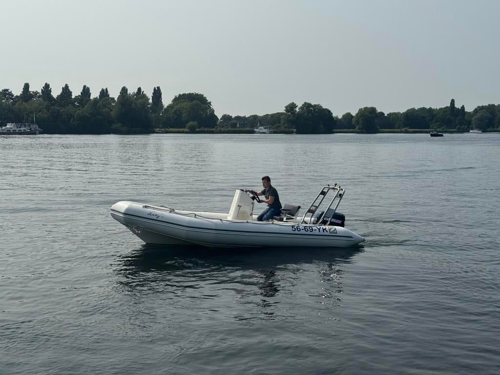 Zodiac 530 rib | 115pk Evinrude | trailer, Watersport en Boten, Ophalen, Gebruikt, Zodiac, Benzine