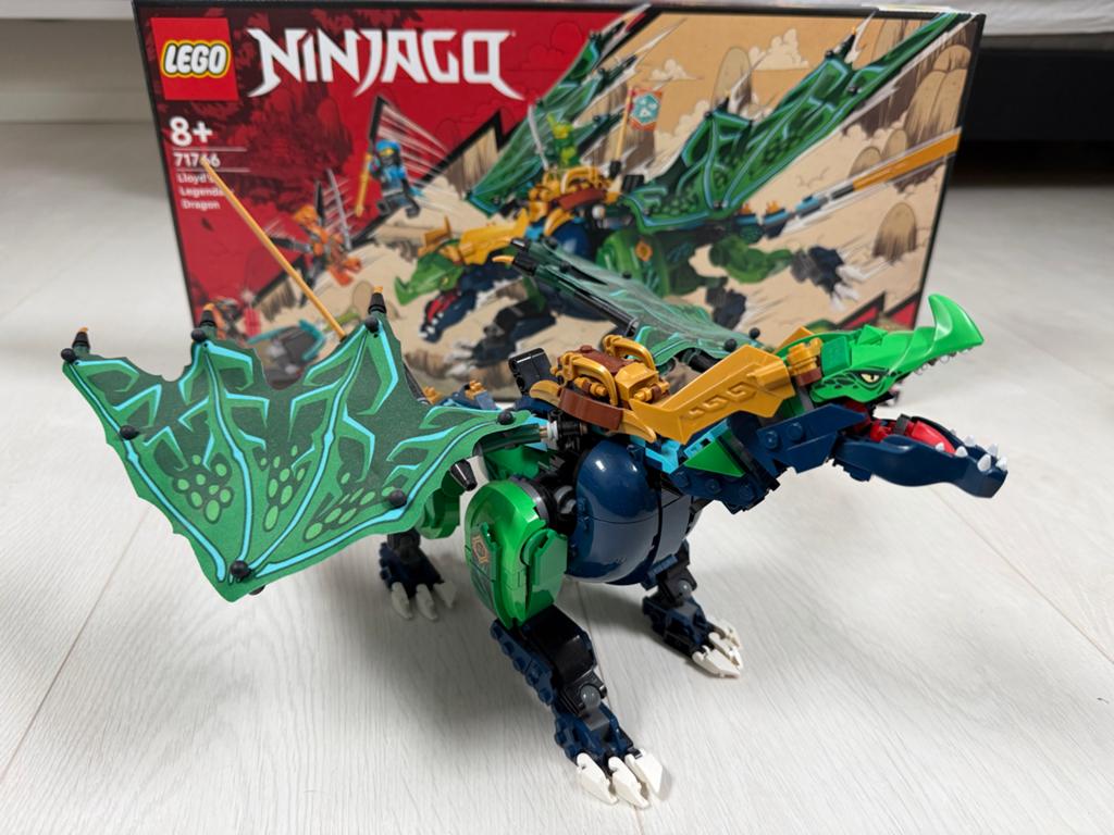 LEGO Ninjago Lloyd's Legendarische Draak 71766, Lego, Ophalen of Verzenden, Zo goed als nieuw, Compleet