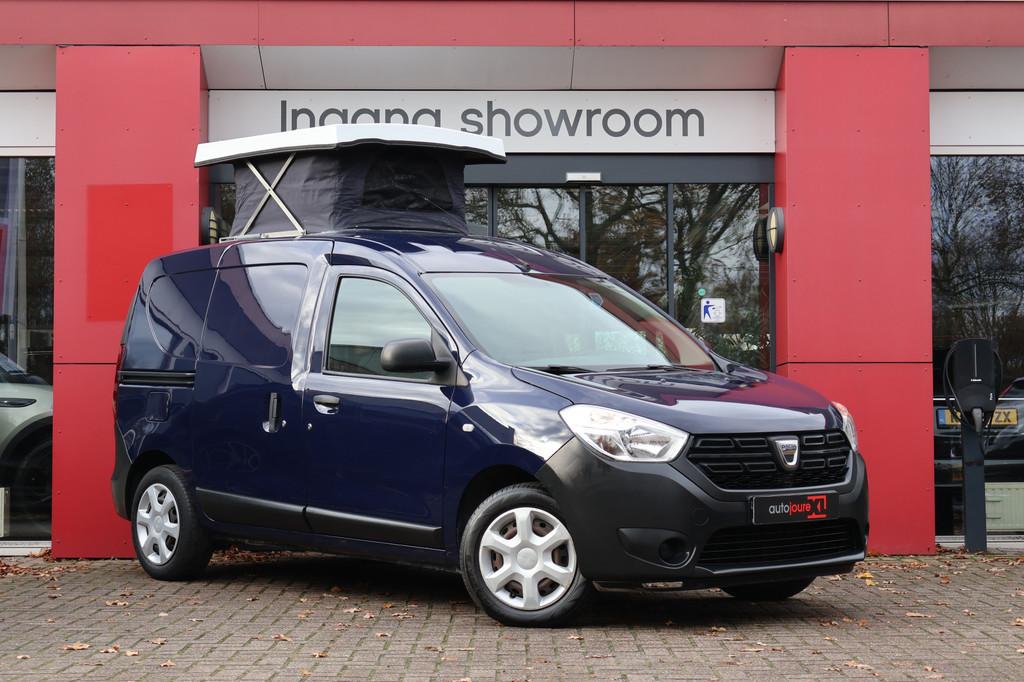 Dacia Dokker 1.5 dCi 75 Ambiance | Origineel NL | Compacte M, Auto's, Stof, Gebruikt, 4 cilinders, Blauw