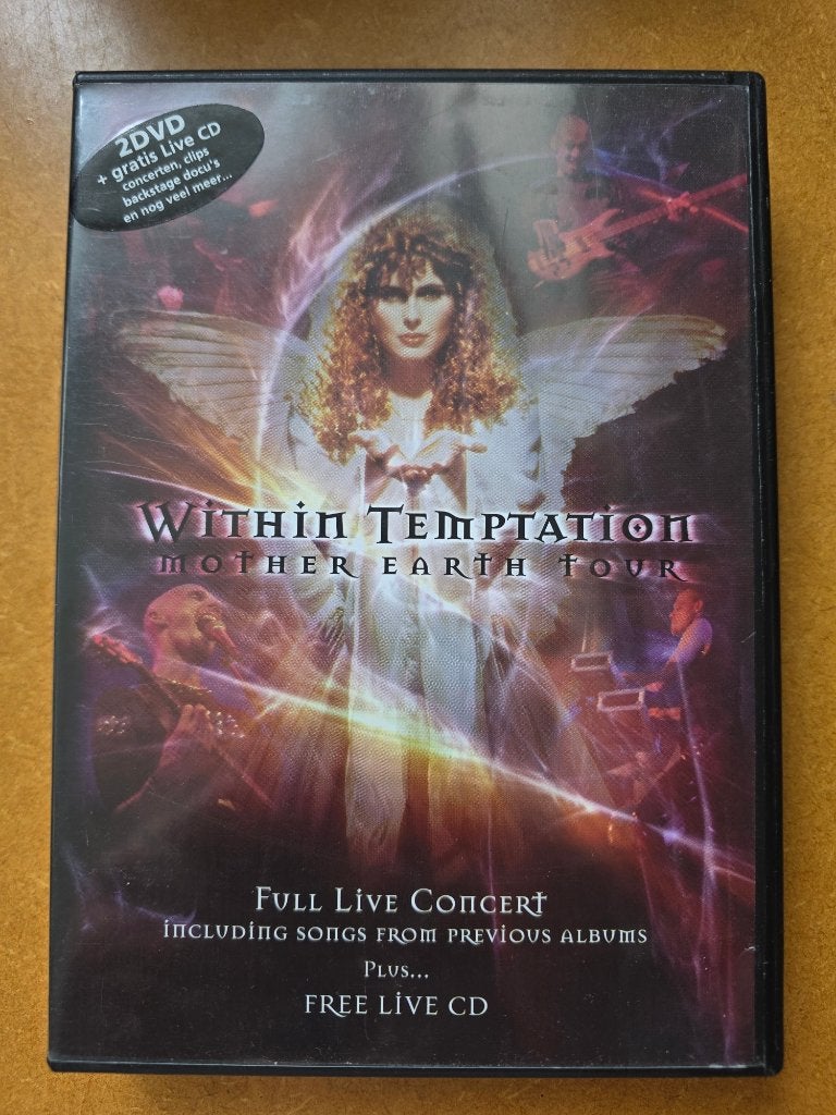 Within Temptation - Mother Earth Tour 2DVD + Live CD, Engels, Alle leeftijden, Nederlands, Inclusief doosje