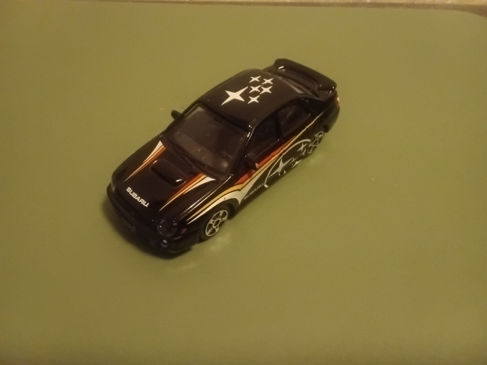 Model Auto Subaru Impresa W R X ST 1. scale 1/43 zwart, Ophalen of Verzenden, Gebruikt, Auto, Overige merken
