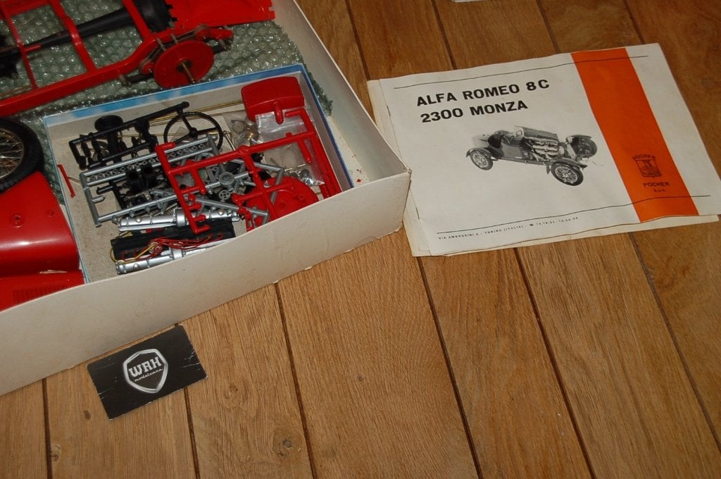 1:8 POCHER ALFA ROMEO 8C MONZA zie info USED WRH, Hobby en Vrije tijd, Modelauto's | 1:5 tot 1:12, Verzenden, Gebruikt, 1:5 t/m 1:8