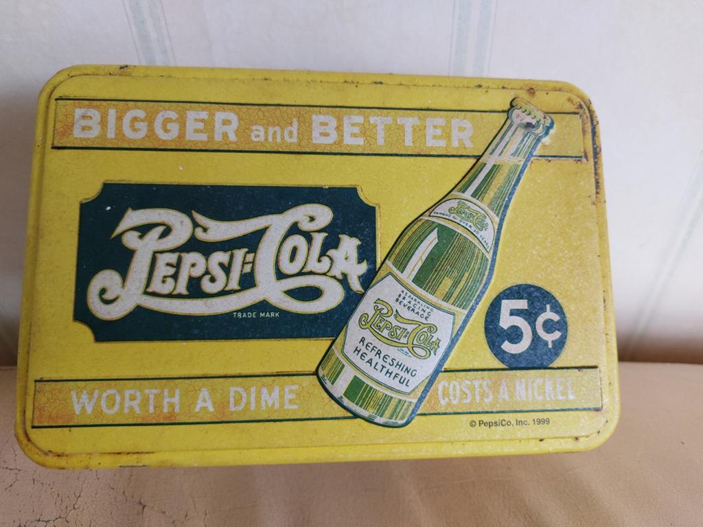 Vintage Pepsi-Cola Blikken Doos - 1999 Editie, Verzamelen, Ophalen of Verzenden, Gebruikt, Overige