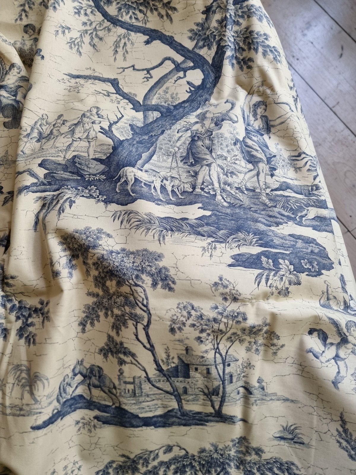 Prachtige grote lap stof(nieuw), Hobby en Vrije tijd, Stoffen en Lappen, 120 cm of meer, Ophalen of Verzenden, Katoen, Nieuw
