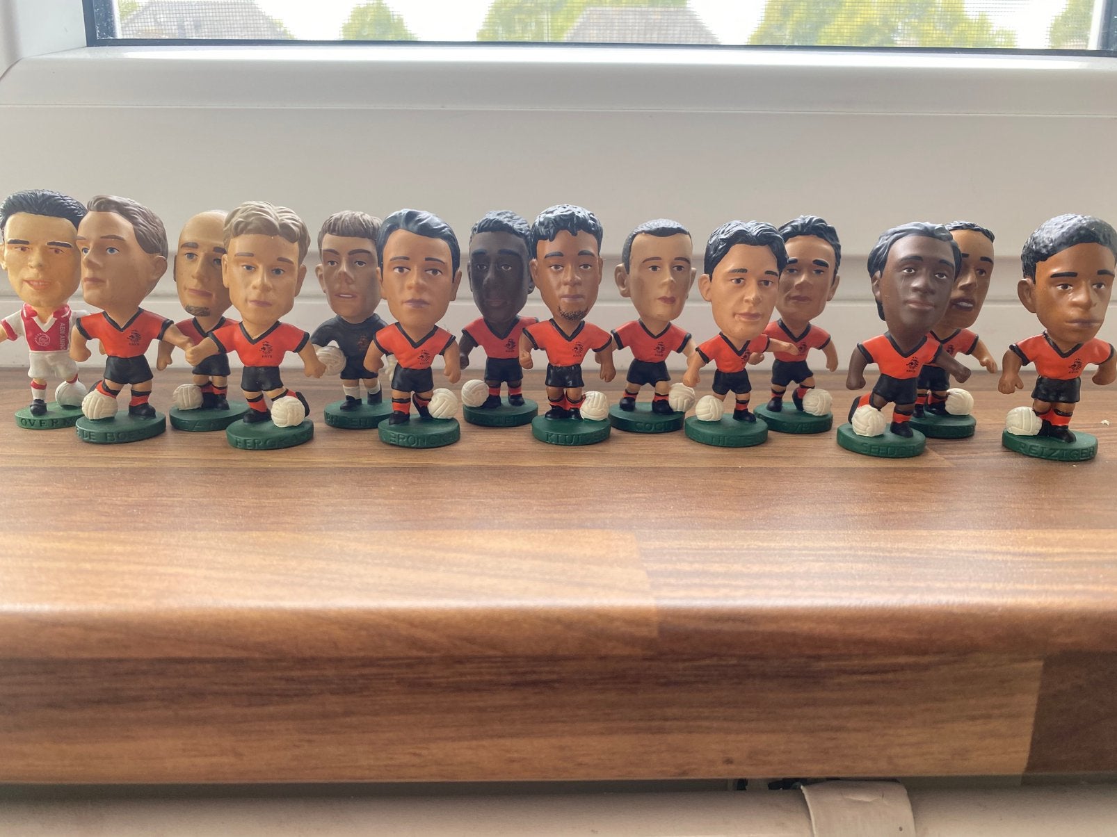 Verzameling Corinthian voetbalpoppetjes Ned. Elftal, Ophalen of Verzenden, Zo goed als nieuw, Beeldje of Poppetje