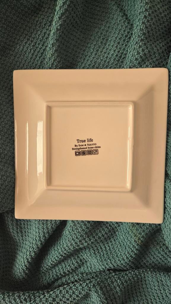Compleet wit servies True Life, 6 persoons met kopjes, Ophalen of Verzenden, Zo goed als nieuw, Effen, Porselein